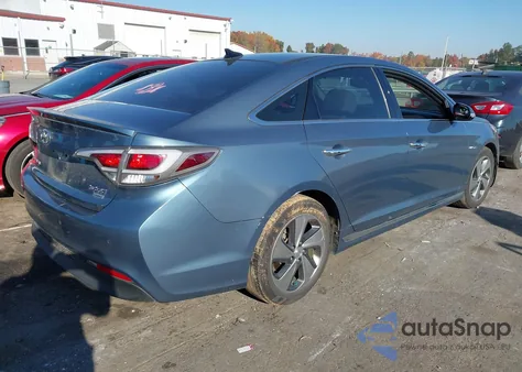 2016 Hyundai Sonata Hybrid Limited z USA, uszkodzony, nr VIN KMHE34L12GA018816